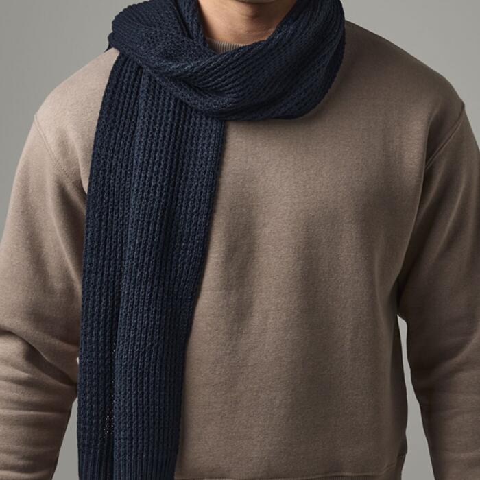 Beechfield Classic Waffle Knit Scarf Thumbnail