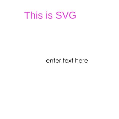 SVG TEXT Thumbnail