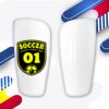 Personalised Football Shin Pads Thumbnail