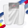 Copy of Decorated Football Shin Pads Thumbnail
